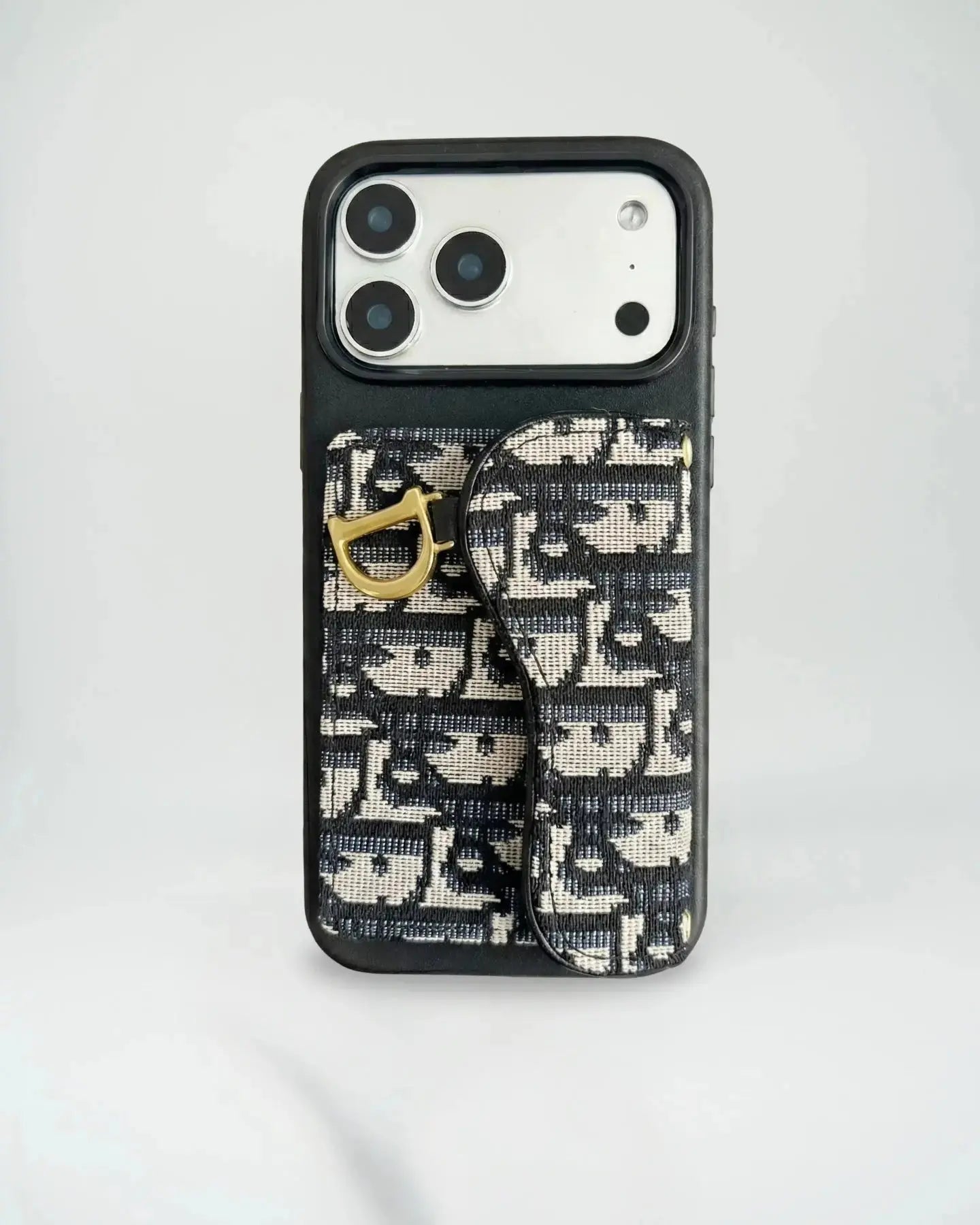 Christian Dior iPhone 17 Pro Max Case - Saddle Black Oblique - BREATHE