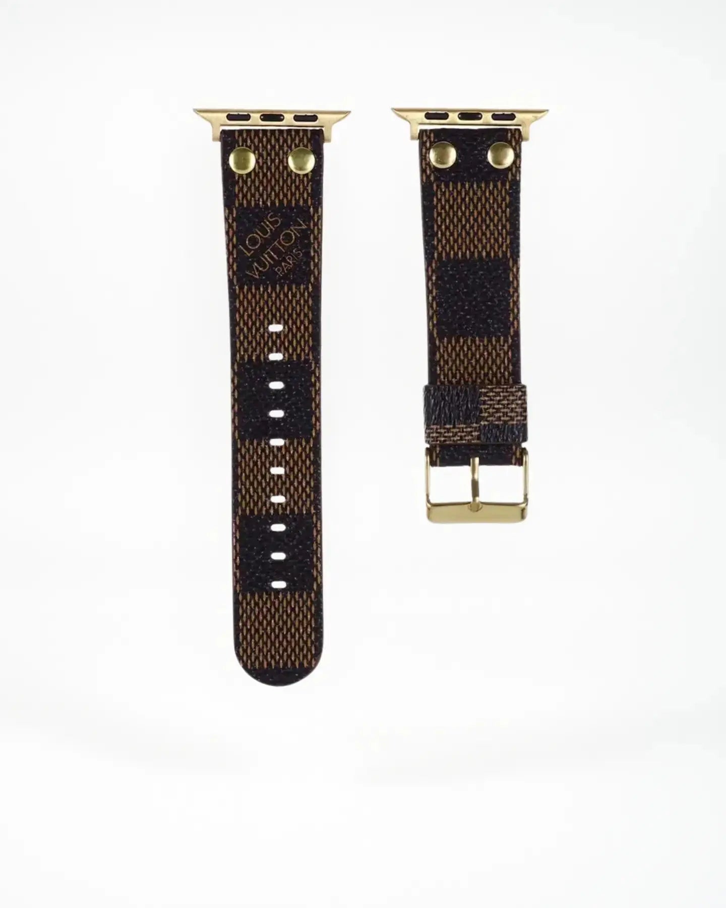 Louis Vuitton Apple Watch Band Tambour Damier Graphite Canvas Strap BREATHE