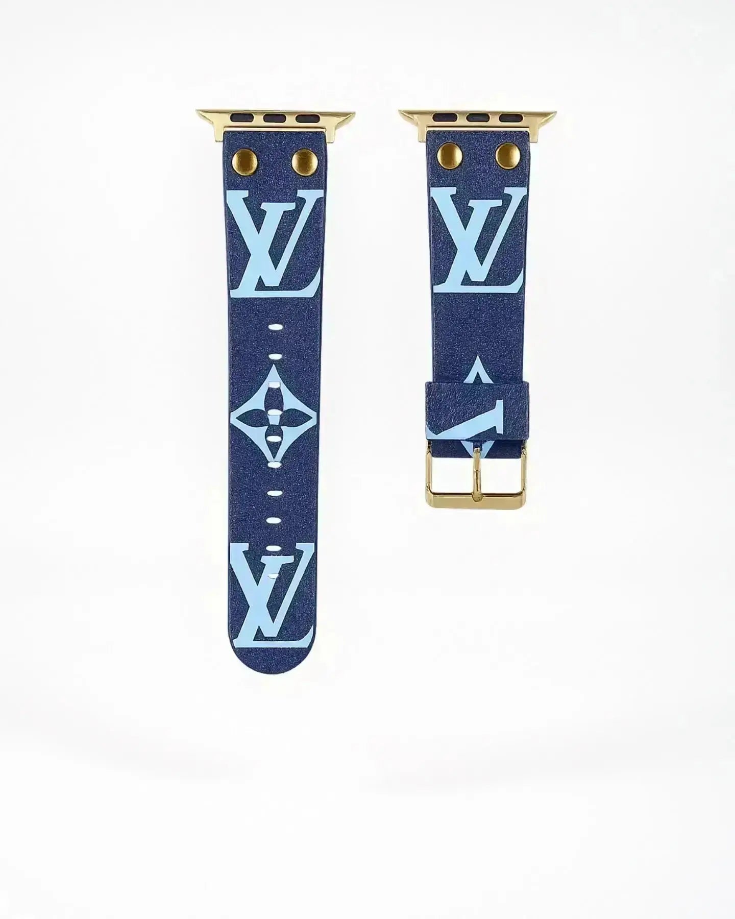 Louis Vuitton Apple Watch Band Series 11 Band Monogram With Gold BREATHE