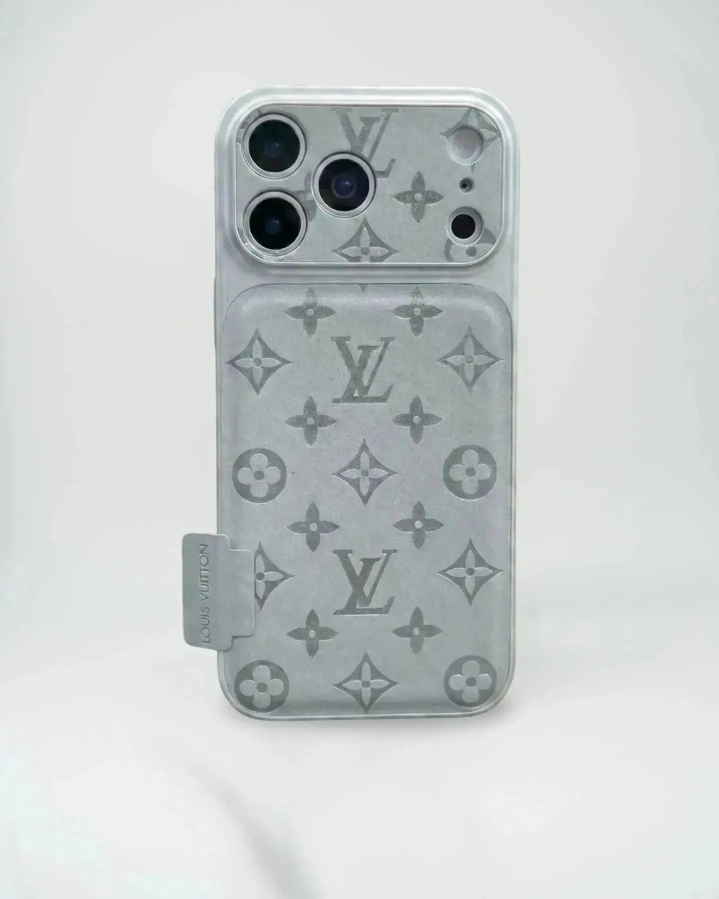 Orange Louis Vuitton iPhone 17 Pro Max Case - LV Classic Monogram BREATHE