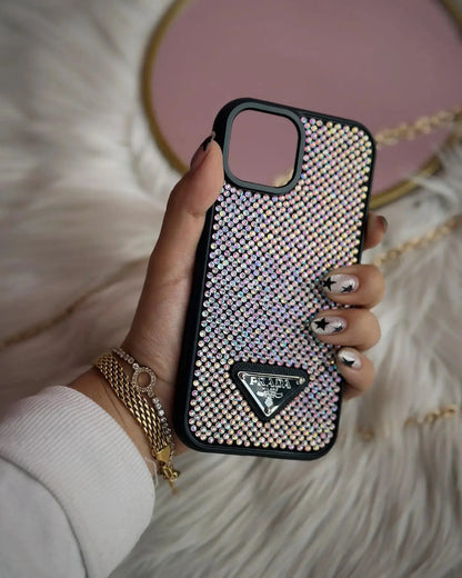 Gray Diamond Prada iPhone 17 Pro Max Case BREATHE