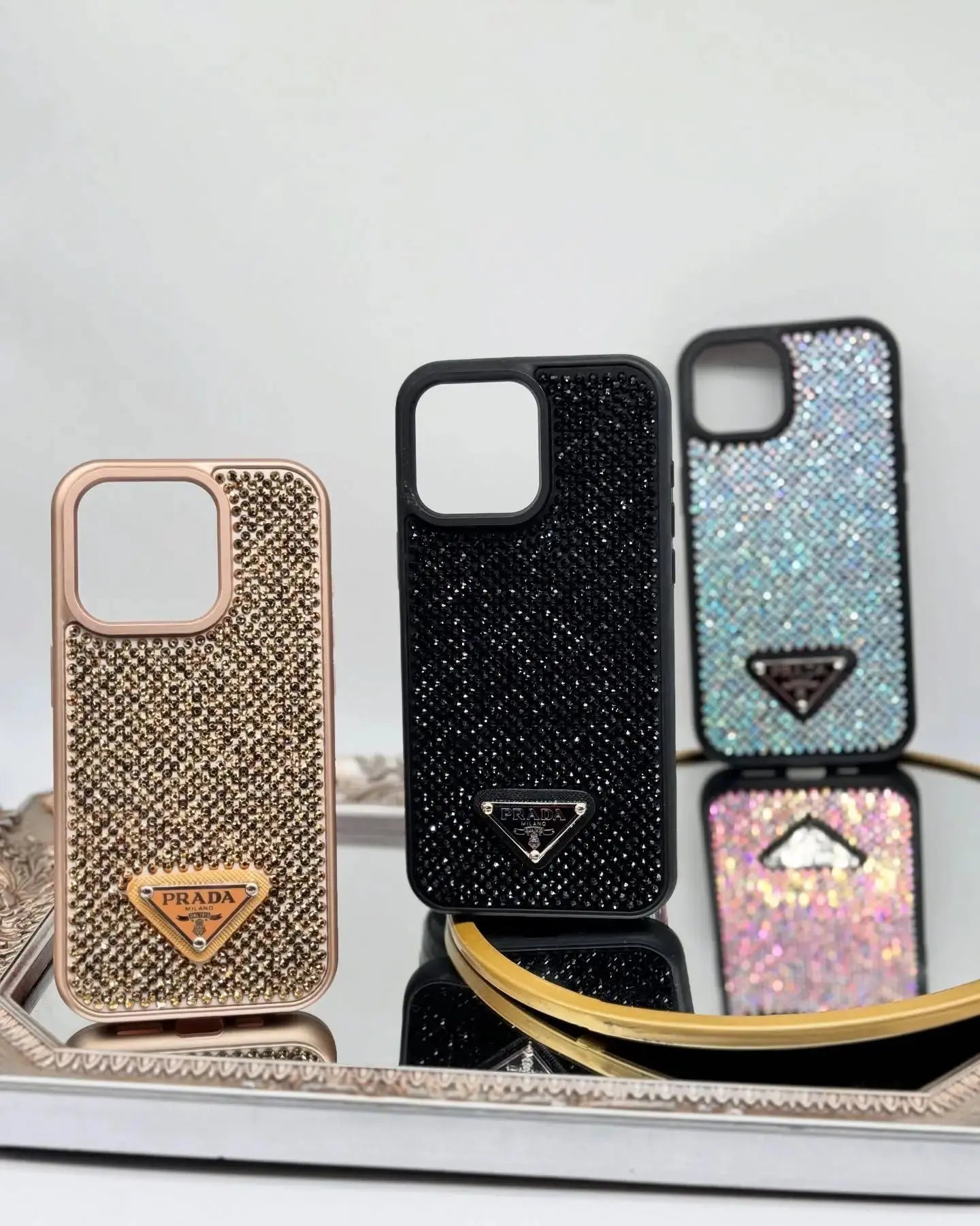 Black Diamond Prada iPhone 17 Pro Max Case - BREATHE