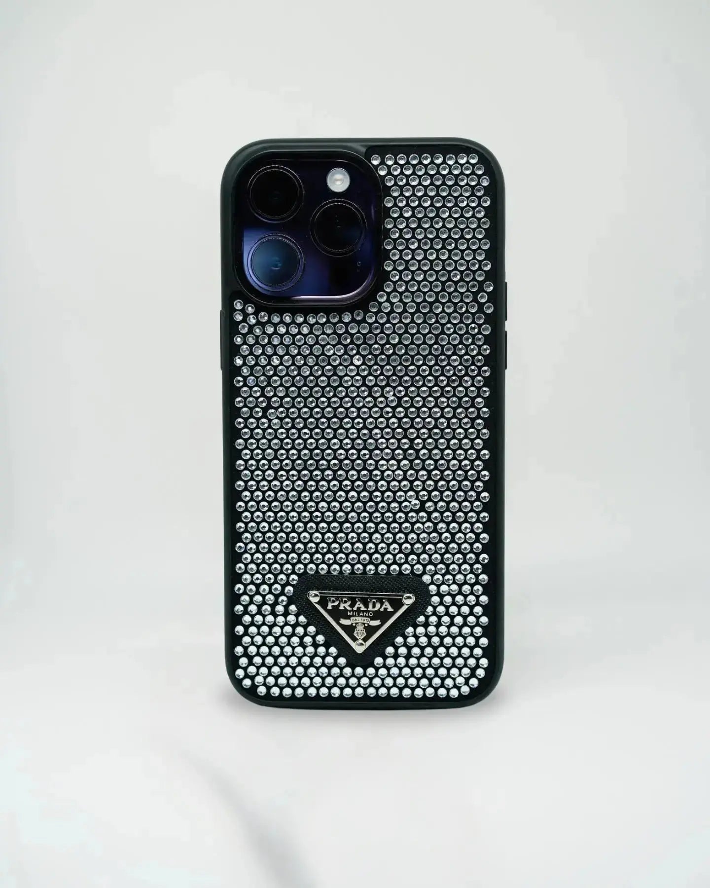 Gray Diamond Prada iPhone 17 Pro Max Case BREATHE