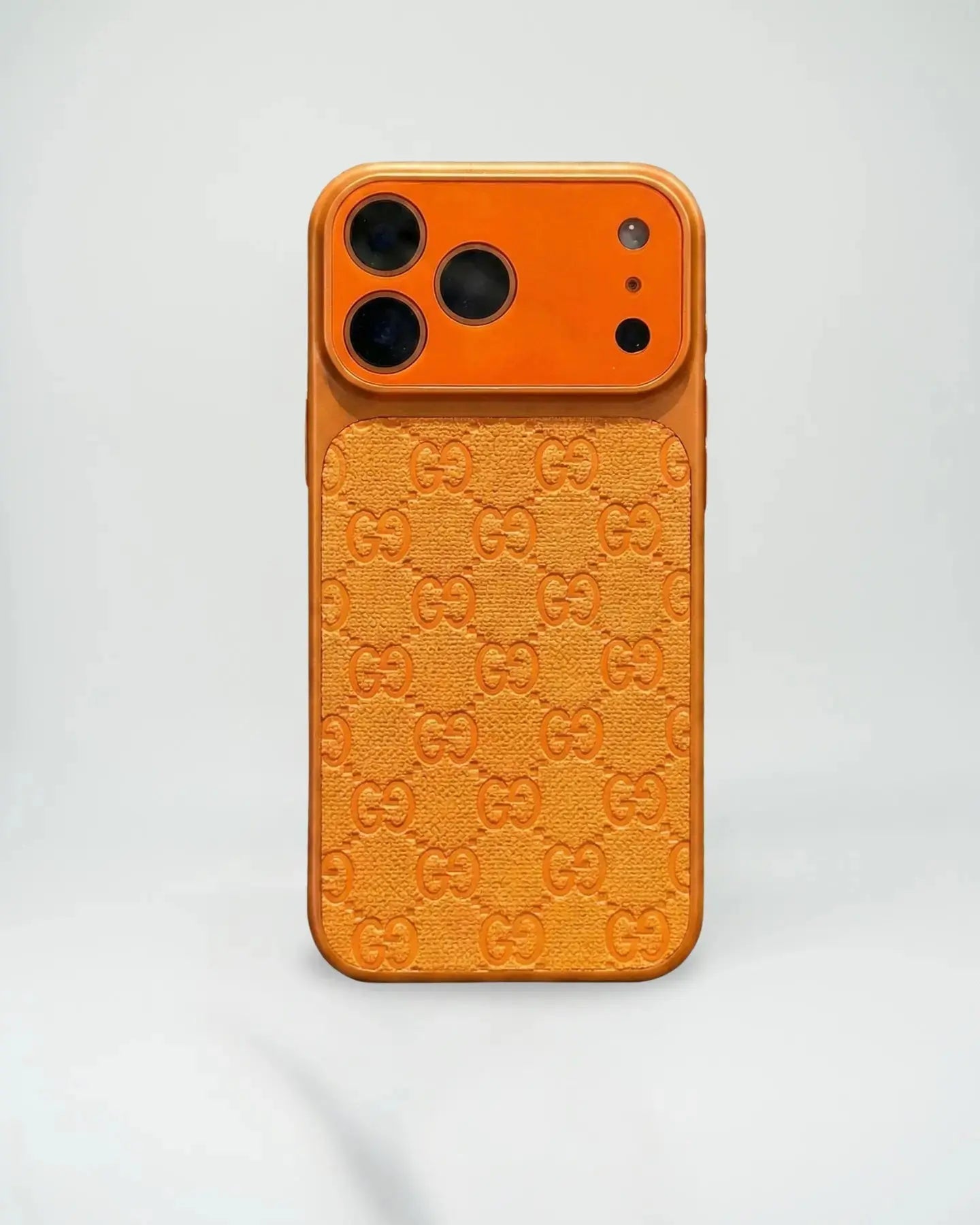 Orange Gucci iPhone 17 Pro Max Case – Luxury gucci Monogram Case BREATHE