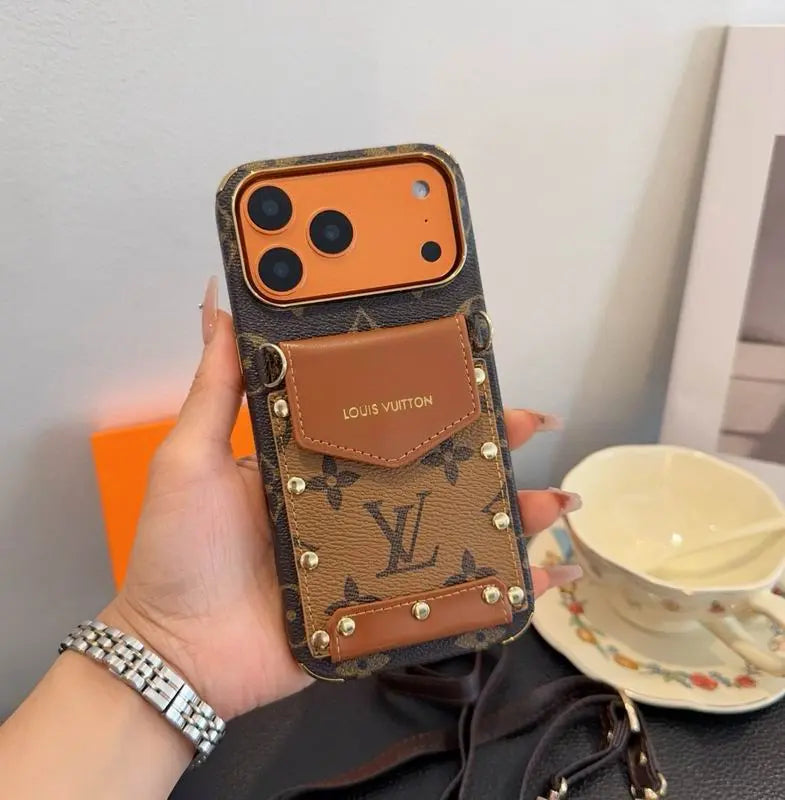 Louis Vuitton iPhone 18 Pro Case Crossbody – LV Strap Wallet Cover