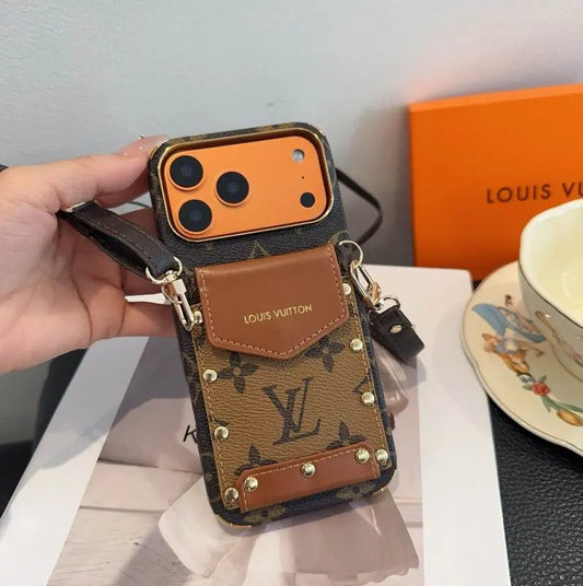 Louis Vuitton iPhone 18 Pro Max Case Crossbody – LV Strap Wallet Cover