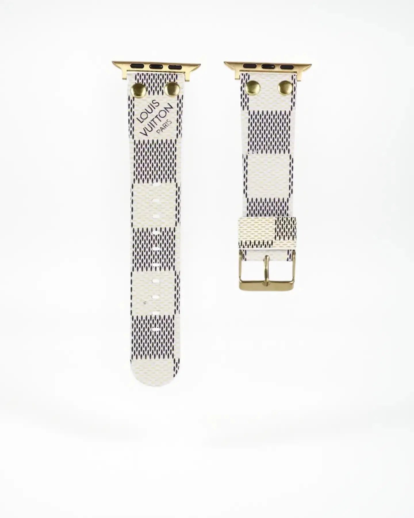 Louis Vuitton Apple Watch Band Tambour Damier Graphite Canvas Strap BREATHE