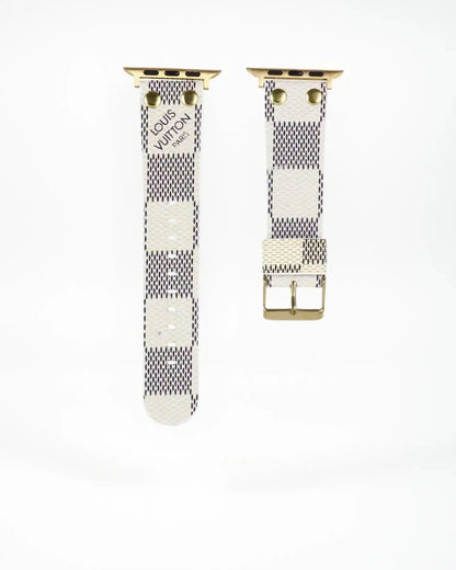 Louis Vuitton Apple Watch Band Tambour Damier Graphite Canvas Strap BREATHE