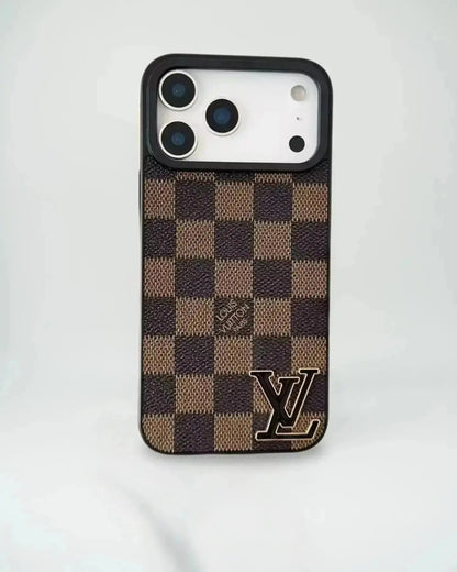 Damier Ebene Canvas Louis Vuitton iPhone 17 Pro Max Case With Logo BREATHE