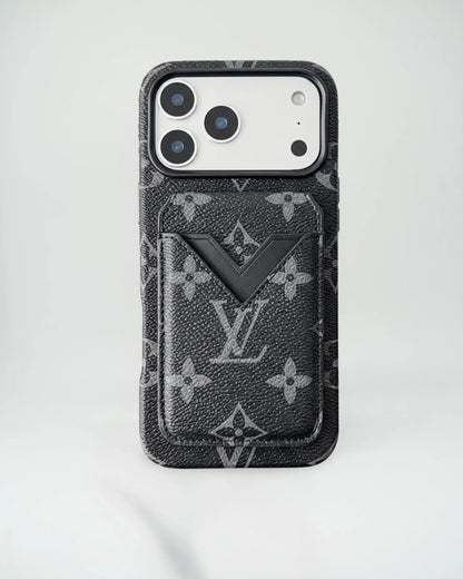 Beige Monogram Gucci iPhone 17 Pro Max Case with Cardholder – Classic Canvas Luxury