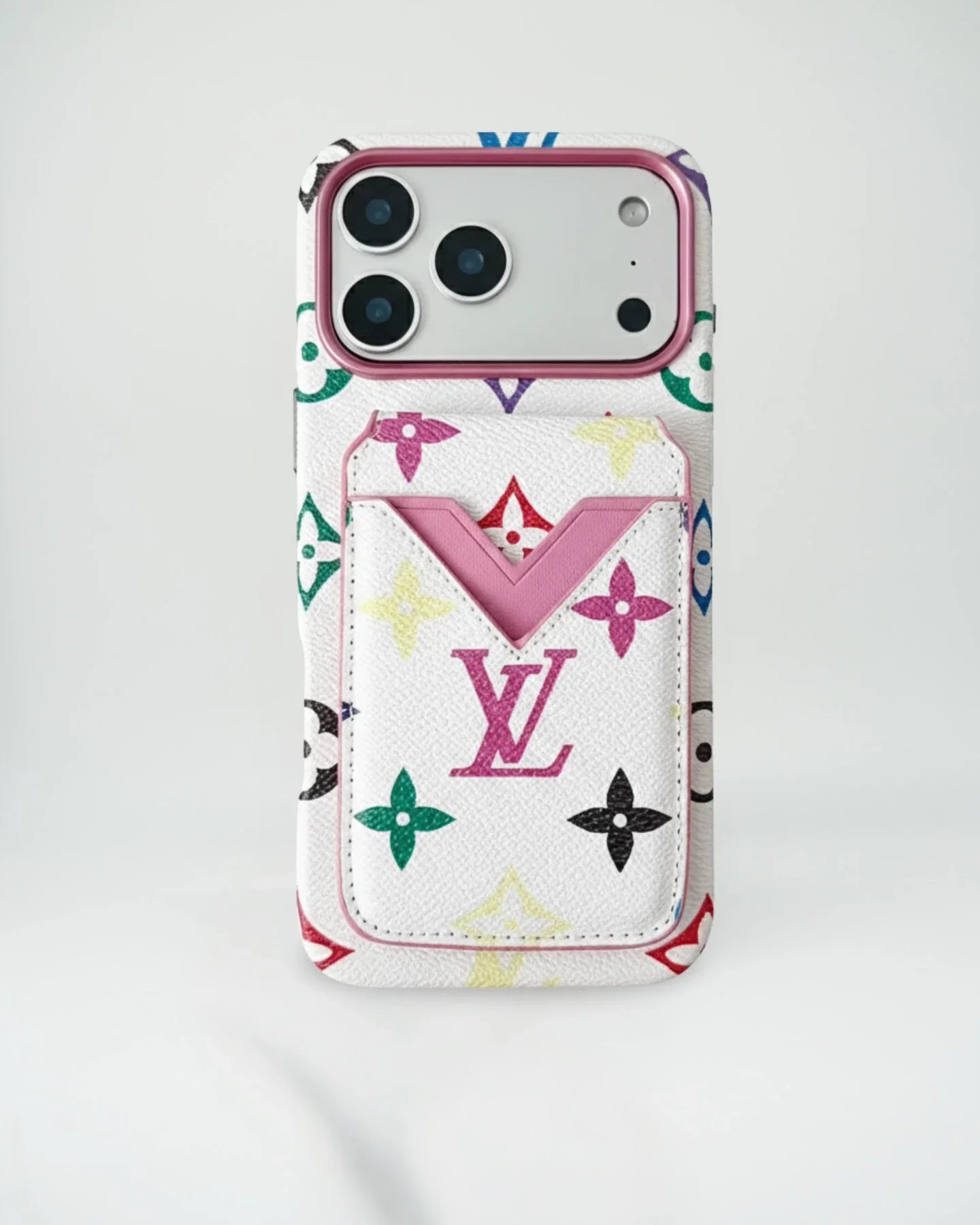 Beige Monogram Gucci iPhone 17 Pro Max Case with Cardholder – Classic Canvas Luxury