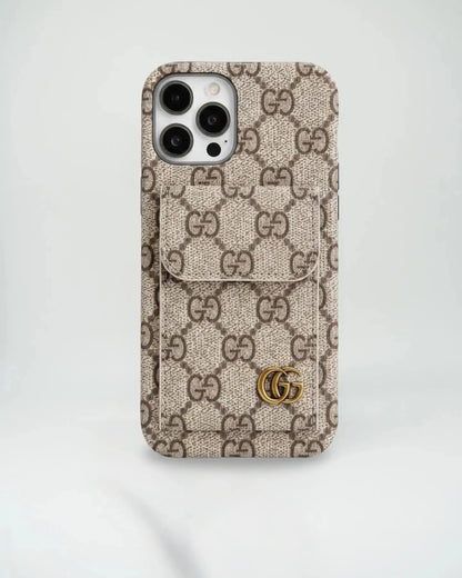 Louis Vuitton iPhone 17 Pro Max Case With CardHolder - Brown Monogram BREATHE