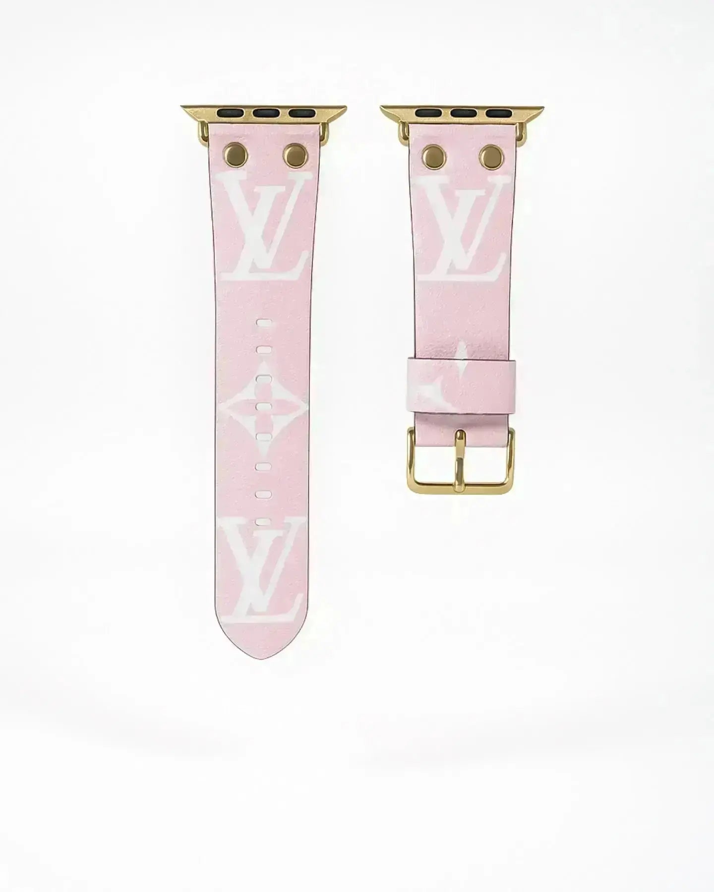 Louis Vuitton Apple Watch Band Series 11 Band Green Monogram With Gold BREATHE