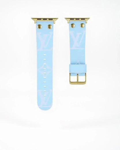 Louis Vuitton Apple Watch Band Pistachio Mist Monogram With Gold BREATHE