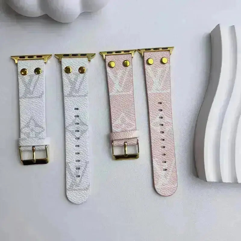 Louis Vuitton Apple Watch Band Series 11 Band Monogram With Gold BREATHE