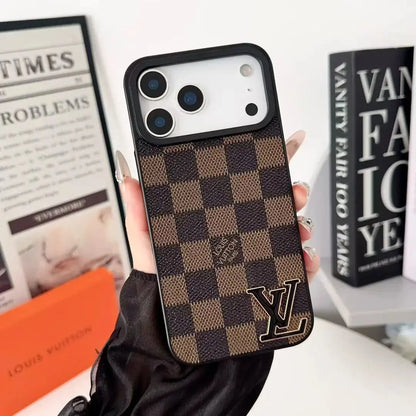 Damier Ebene Canvas Louis Vuitton iPhone 17 Pro Max Case With Logo BREATHE
