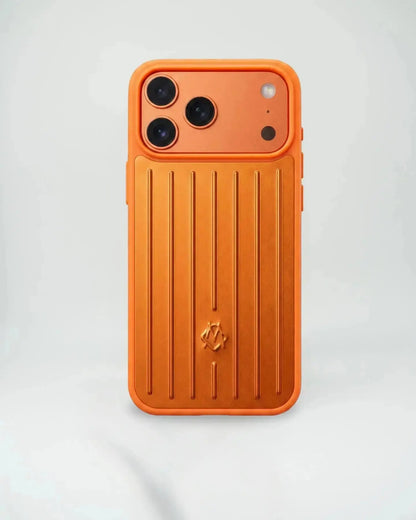 Silver RIMOWA iPhone 17 Pro Max Case, Orange RIMOWA iPhone 17 Pro Max Case, stylish protection, Rimowa iPhone Case, Rimowa iPhone 17 Pro Case, Rimowa iPhone 16 Pro Max Case, RIMOWA, phone case, luxury accessories, iPhone 17 Pro Max, Rimowa inspired iPhone case, Rimowa suitcase style iPhone case, luxury Rimowa phone case, Rimowa groove design iPhone case, aluminum look iPhone case, Rimowa luggage inspired case, premium travel style iPhone case, luxury travel iPhone accessory, designer suitcase iPhone case