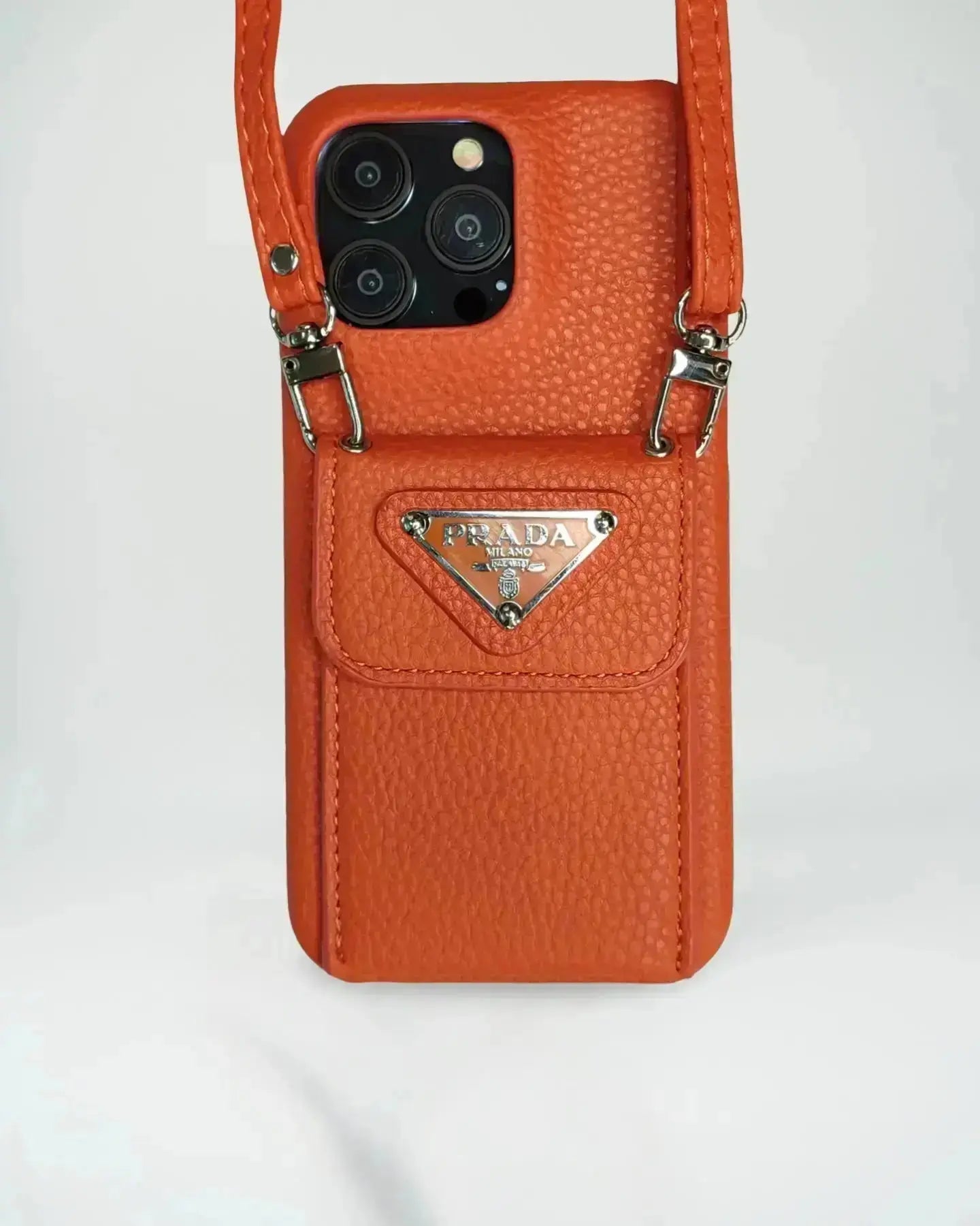 Le Rose Prada iPhone 17 Pro Max Case With Strap Crossbody BREATHE