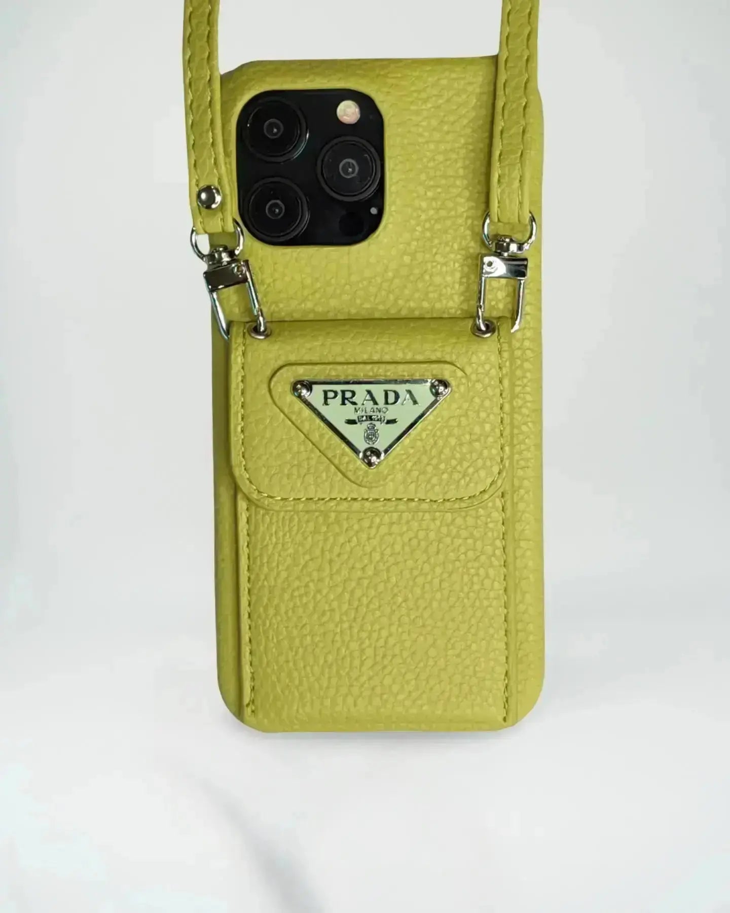 Le Zest Prada iPhone 17 Pro Max Case With Strap Crossbody BREATHE