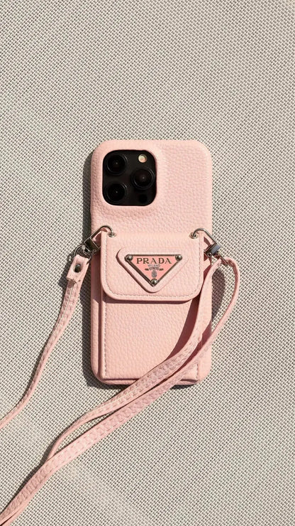 Le Rose Prada iPhone 17 Pro Max Case With Strap Crossbody BREATHE
