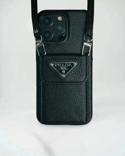 Le Ciel Prada iPhone 17 Pro Max Case With Strap Crossbody BREATHE