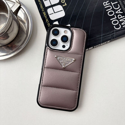 Puffer Prada iPhone 18 Pro Case – Luxury Designer Phone Cover