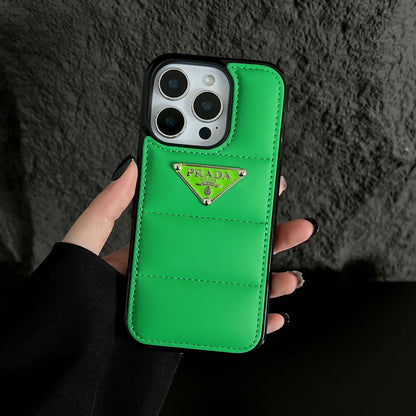 Puffer Prada iPhone 18 Pro Case – Luxury Designer Phone Cover