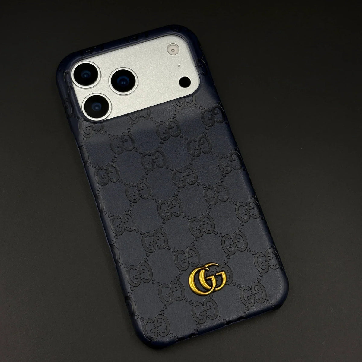 Luxury Gucci iPhone 18 Pro Max Case | GG Monogram Leather