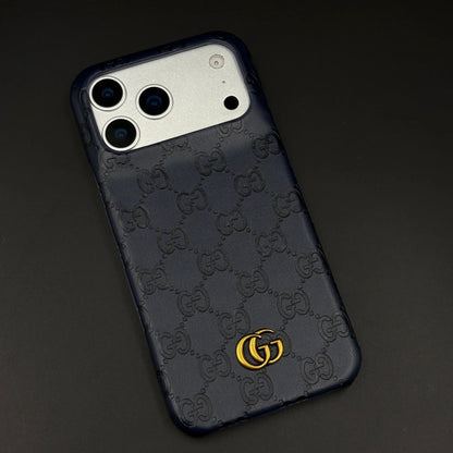 Luxury Gucci iPhone 18 Pro Max Case | GG Monogram Leather