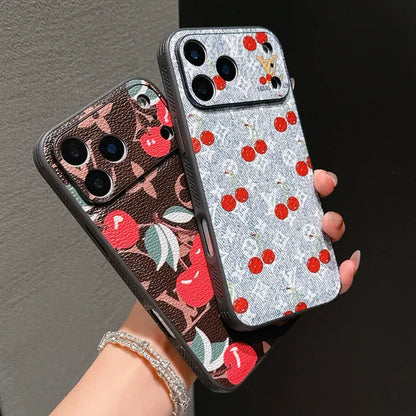 Louis Vuitton cherry iPhone case luxury fashion accessory