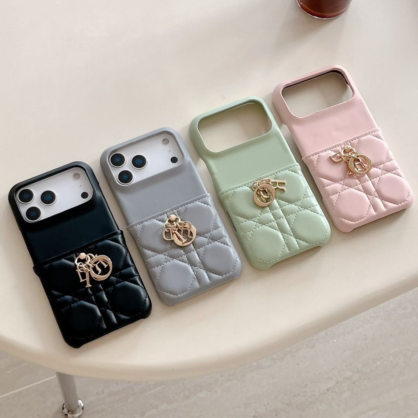 Lady Dior style iPhone 17 Pro Max case luxury accessory