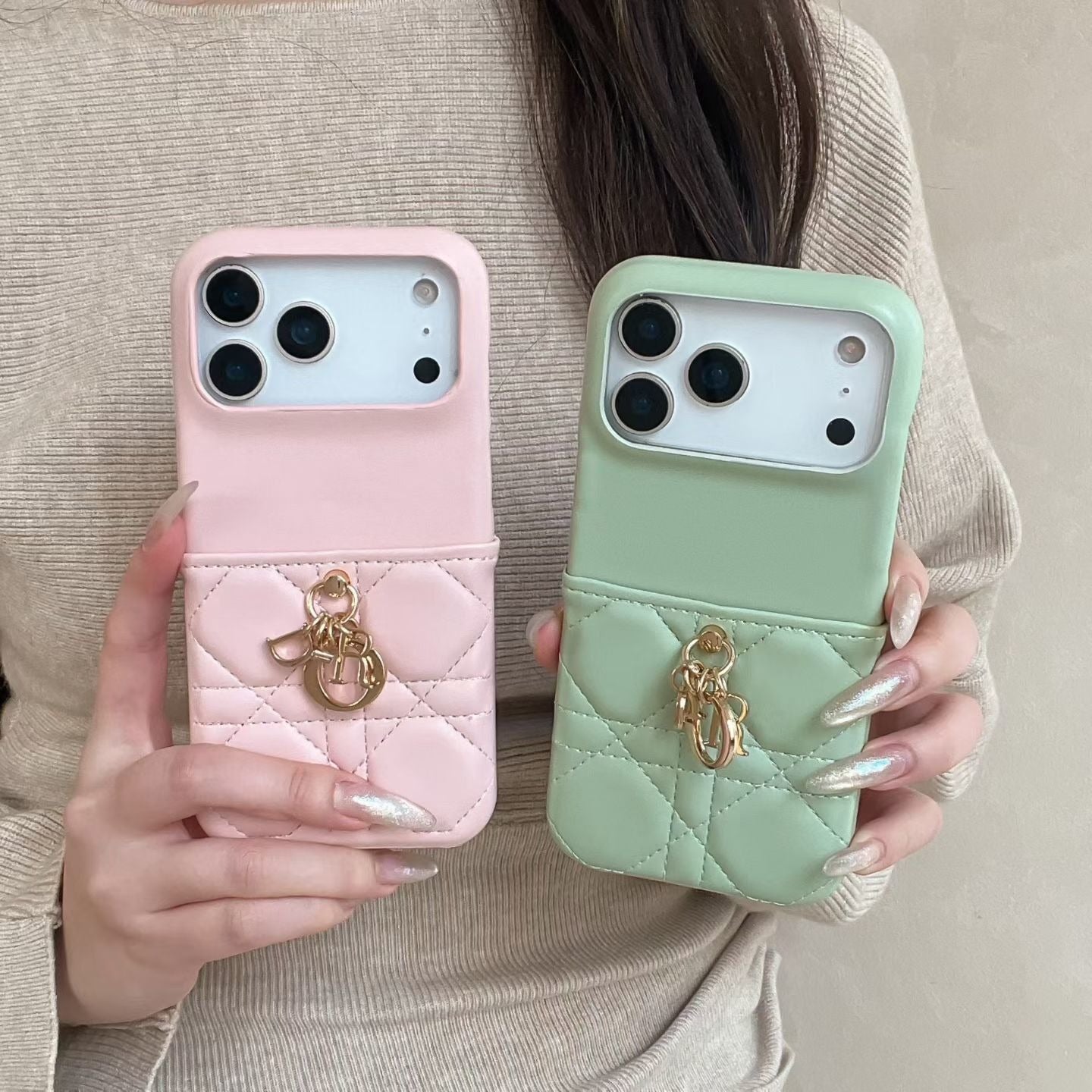 Luxury fashion Dior iPhone case for iPhone 17 series