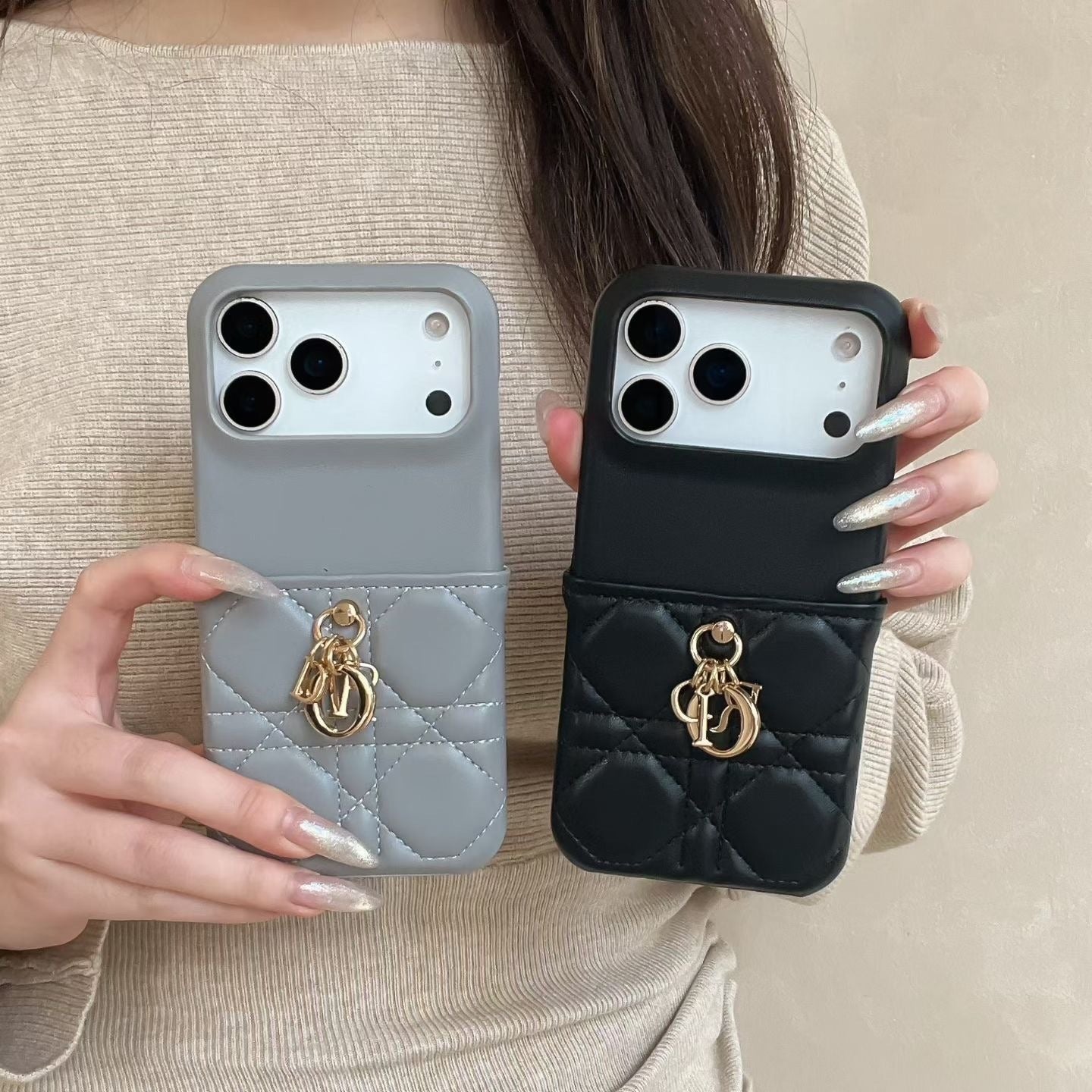 Luxury fashion Dior iPhone case for iPhone 17 series