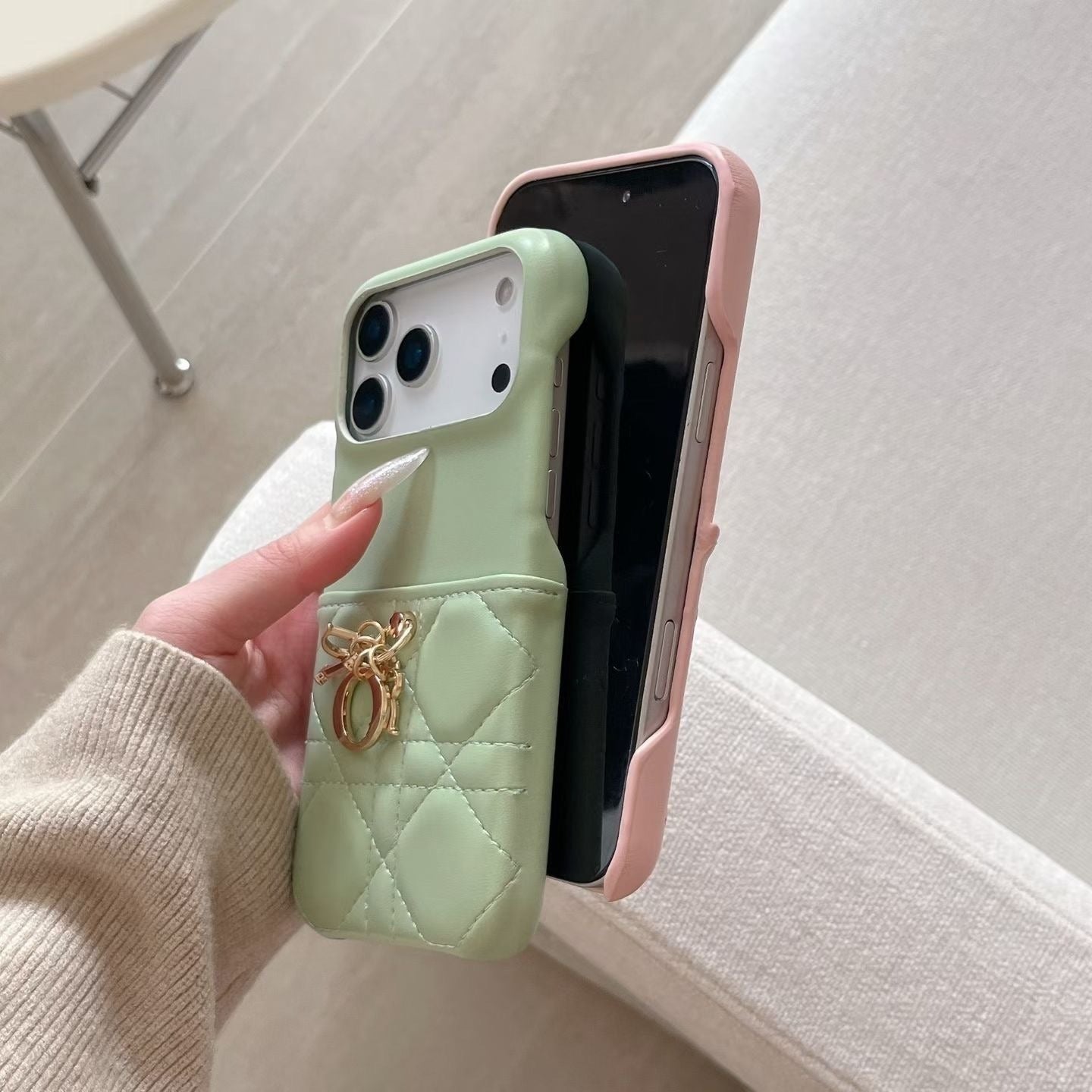 Luxury fashion Dior iPhone case for iPhone 17 series
