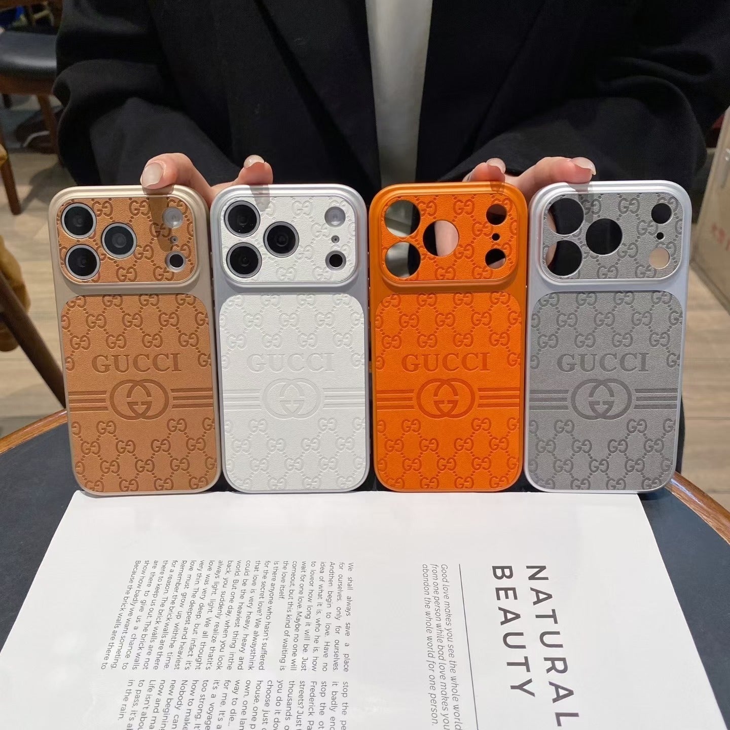 Luxury Gucci iPhone 17 Pro Max case fashion designer cover