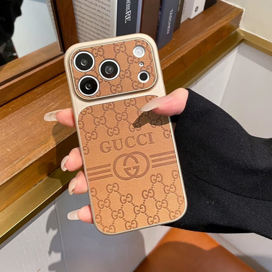 Gucci monogram iPhone 17 Pro Max case premium phone cover