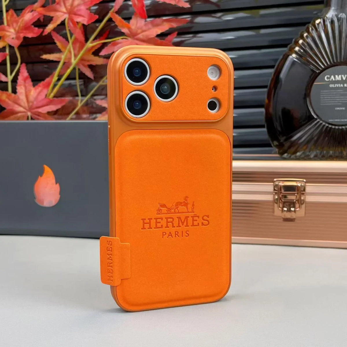 Orange Hermes iPhone 18 Pro Max Case – Luxury Hermes iPhone Case