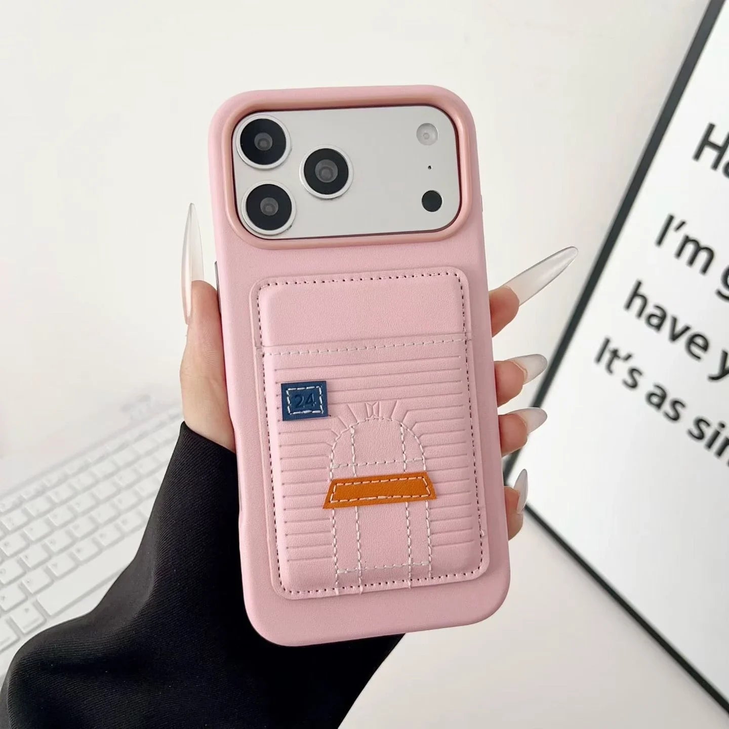 Hermes iPhone 17 Pro Max case with cardholder