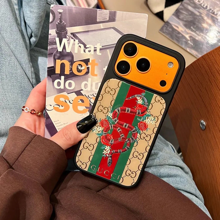 Luxury Gucci iPhone 17 Pro case kingsnake