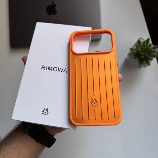 Rimowa Orange iPhone 18 Pro Case – Luxury Travel Design