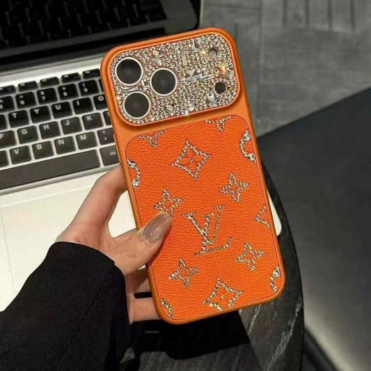 Louis Vuitton iPhone 18 Pro Max Case – Glitter Crystal Luxury Cover Rhinestone